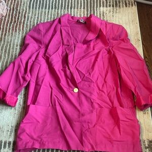 Women's Pink Blazer Jacket